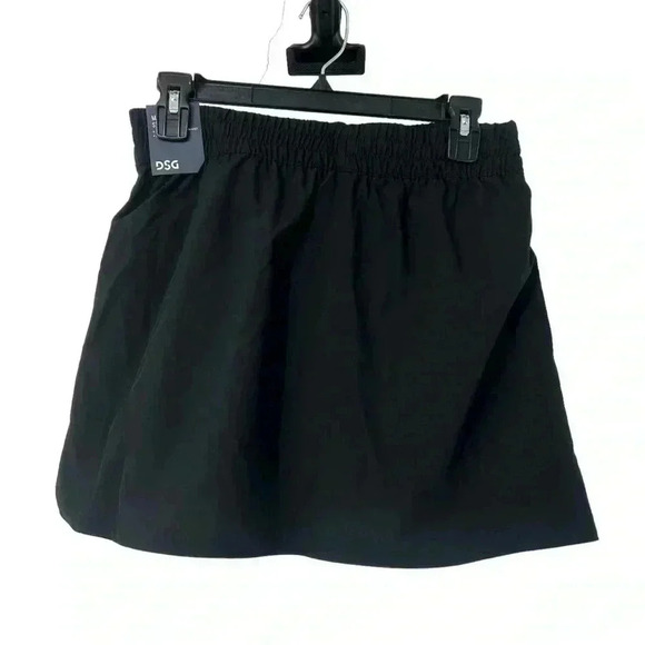DSG SKORT WOMENS SMALL STRIDE PURE BLACK SMALL ATHLETIC TENNIS GOLF ACTIVEWEAR - Picture 4 of 12